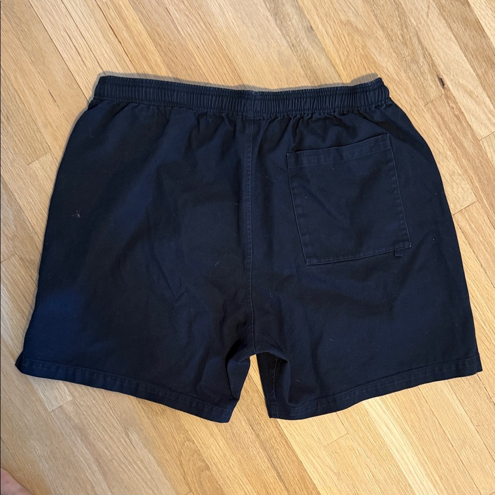 Men's Navy RTH Iconic Shorts with Drawstring - Picture 3 of 3